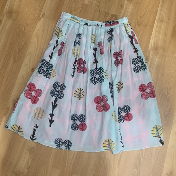 Nayked Tree Print Midi Skirt | Size S - Picture 2 of 3